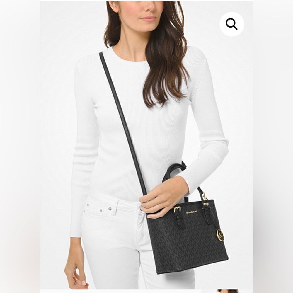 Michael Kors Jet Set Travel Extra-Small Saffiano Leather Top-Zip Tote Bag - Picture 2 of 16